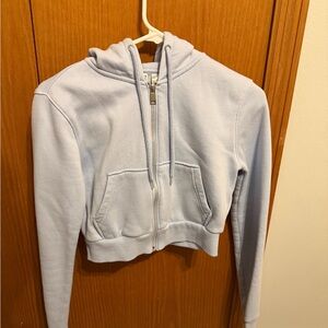 Divided Sky Blue Zip-Up Hoodie